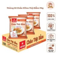 Thùng 50 gói cháo thịt bằm ăn liền Vifon 70gram/gói