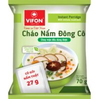 Thùng 50 Gói Cháo Vifon chay rau nấm 70gr ( có gói nấm thật )