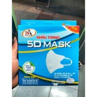 [Thùng 50 hộp /500 cái] hộp khẩu trang 5D MASK Nam Anh Thiết Kế 3D Thông Minh, Thoáng Khí và Không Lem Son Môi