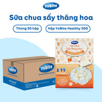Thùng 50 Hộp Sữa Chua Sấy YoBite Healthy 30g - Vị Đào