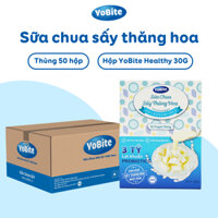 Thùng 50 Hộp Sữa Chua Sấy YoBite Healthy 30g - Vị Truyền Thống