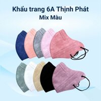 Thùng 500 Chiếc Khẩu trang 6A Thịnh Phát Mask Mẫu Mới 4 lớp kháng khuẩn chống bụi mịn tia UV