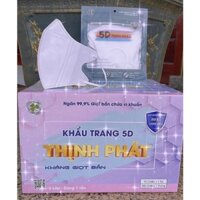 [Thùng 500 chiếc] khẩu trang 5D Thịnh Phát hàng cao cấp, lọc bụi, vi khuẩn mẫu mới 2023
