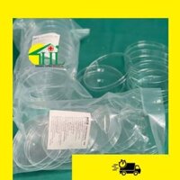 Thùng 500 Đĩa Petri Nhựa 90x15mm (10 cái/gói)