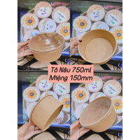 Thùng 500 tô giấy 750ml , 1000ml có kèm nắp
