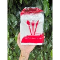 Thùng 5000 cái nĩa nhựa trắng 15cm