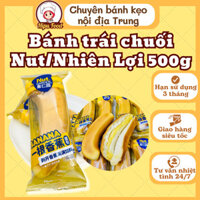 Thùng 500g bánh mì trái chuối lột vỏ hiệu Nut/Nhiên Lợi thơm béo