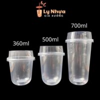thùng 500ly nhựa bầu hàng dày 360ml, 500ml, 700ml.