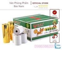 Thùng 50/20 cuộn giấy in nhiệt K80 CỠ LỚN, giấy in bill, giấy in hóa đơn chuyển nhiệt-VPP Bảo Nam