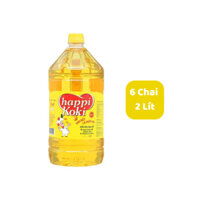 [Thùng 6 Chai] Dầu Ăn Cao Cấp Happi Koki Can 2L Giá Siêu Rẻ - Bách Hóa Như Ngọc Online