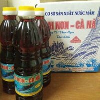 Thùng 6 chai loại 500ml 35 độ đạm ( Nước mắm hai non cà ná)