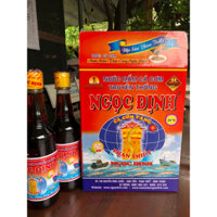 [Thùng 6 chai - mỗi chai 500ml] Nước mắm Nhỉ cá cơm truyền thống nguyên chất Ngọc Định - Phan Thiết
