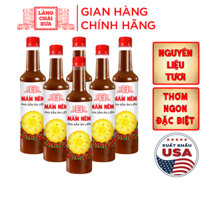 [Thùng 6 chai nhựa 650g] Mắm nêm pha sẵn ăn liền cao cấp Làng Chài Xưa, nguyên liệu tươi, thơm ngon đặc biệt