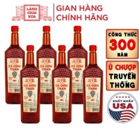 [THÙNG 6 CHAI] Nước Chấm Cá Cơm Than Làng Chài Xưa chai nhựa cao cấp 1 lít/chai Đặc Biệt Thanh Dịu An toàn Tiết Kiệm