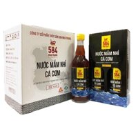 THÙNG 6 CHAI NƯỚC MẮM 584 NHA TRANG 35 ĐỘ ĐẠM 510ML