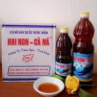 Thùng 6 chai Nước mắm hai non cà ná loại 500ml 30 độ đạm