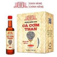 [THÙNG 6 CHAI] NƯỚC MẮM NHỈ CÁ CƠM THAN 525ML - LÀNG CHÀI XƯA