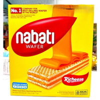 Thùng 6 hộp Bánh Kem Xốp Nabati Phô Mai Hộp To 330g (22 thanh x15g)