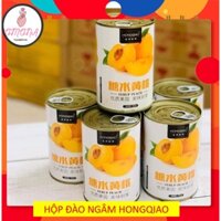 Thùng 6 hộp đào ngâm Hongqiao 425gr/ hộp