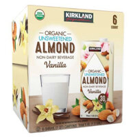 Thùng 6 hộp Sữa HẠNH NHÂN Kirkland Organic Unsweetened Almond 946ML - Mỹ date 10/25