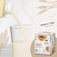 Thùng 6 Hộp Sữa Yến mạch hữu cơ Kirkland Mỹ 946ml x 6 - Organic Oat Beverage 946ml x 6 box.  Date 06/2024