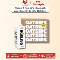 [Thùng 6 Hộp] Sữa Yến Mạch Nguyên Chất OATSIDE Barista Blend (6 x 1L) – Mịn Màng, Béo Ngậy, Hoàn Hảo Cho Pha Chế