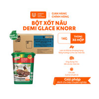 Thùng 6 Hộp Xốt Nâu Demi Glace Knorr Professional 1kg - Chuyên Dùng Cho Nấu Ăn