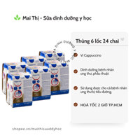 Thùng 6 lốc sữa Fresubin Supportan Drink Cappuccino cho bệnh nhân ung thư