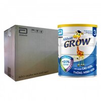 Thùng 6 lon Sữa bột Abbott Grow 3 (G - Power)- 900g