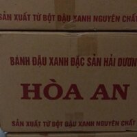 Thùng 60 hộp bánh đậu xanh Hoà An hộp 200 g