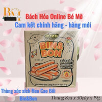 Thùng 8 Ca Xúc Xích Hao Cao Bồi Bin&Bon Masan 19g (Tặng Ca Đựng Nước) - Hsd: 6/2025