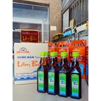 Thùng 8 Chai 0,5L Nước Mắm Lâm Bão Nút Xanh 35 Độ Đạm Cốt Cá