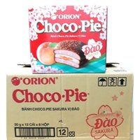 Thùng 8 Hộp 360g Bánh Chocopie Đào Sakura