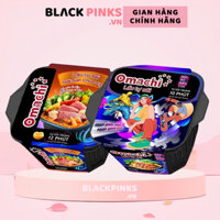 Thùng 8 hộp lẩu tự sôi Omachi vị bắp bò riêu cua/ hải sản chua cay 276g/ 307g