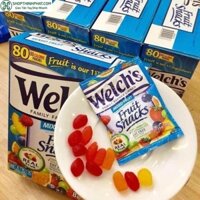 Thùng 80 gói kẹo dẻo trái cây Welch’s Mixed Fruit Snack 2kg