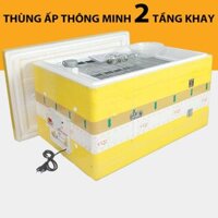Thùng Ấp 112 Trứng Thông Minh ( 2 tầng khay đảo tự động)