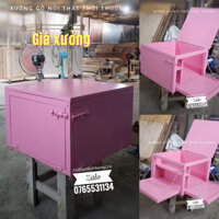 Thùng Bán Cafe Xe Máy Màu Hồng Đẹp Giá Tại Xưởng