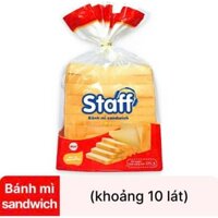 THÙNG BÁNH MÌ SANDWICH STAFF 275G 15 TÚI