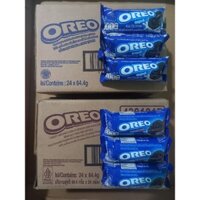 Thùng Bánh Oreo Thanh 64.4gam ×24 thanh vani/socola