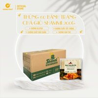 Thùng bánh tráng chả giò Shammi loại vuông gói 200g size 22cm, bánh tráng cuốn chả giò, bánh đa nem