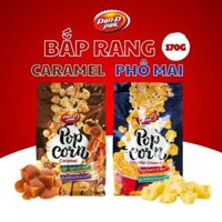 Thùng bắp rang vị phô mai - caramel 170g x 12 gói Dan D Pak