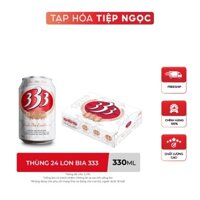 Thùng bia 333 (24 lon) 330ml