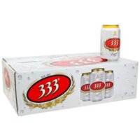 Thùng Bia 333 24 lon, Beer 333 lon 330ml chính hãng Mộng Hùng