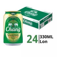 Thùng bia 5% Chang 330ml (24 lon)