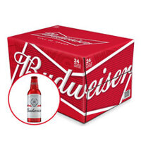 Thùng bia Budweiser Aluminum 24 chai x 355ml