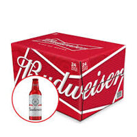 Thùng bia Budweiser chai nhôm 24 chai x 355ml