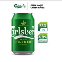 Thùng bia Carlsberg danish pilsner 24 lon ×330ml