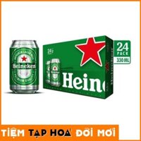 Thùng Bia Heineken 24 Lon Thường (330ml / Lon)