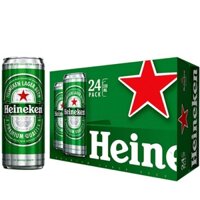 Thùng bia Heineken 24lon x 330ml (Plus Mart)