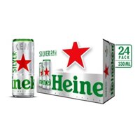 THÙNG BIA HEINEKEN BẠC (CAO) 24 LON 330ml